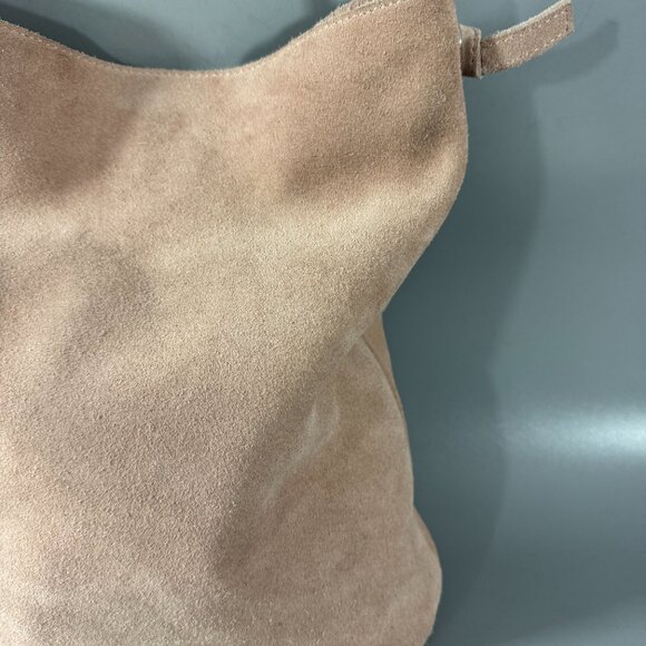 M.I.L.A. JACKIE Suede Crossbody Bag in Taupe - Picture 7 of 15